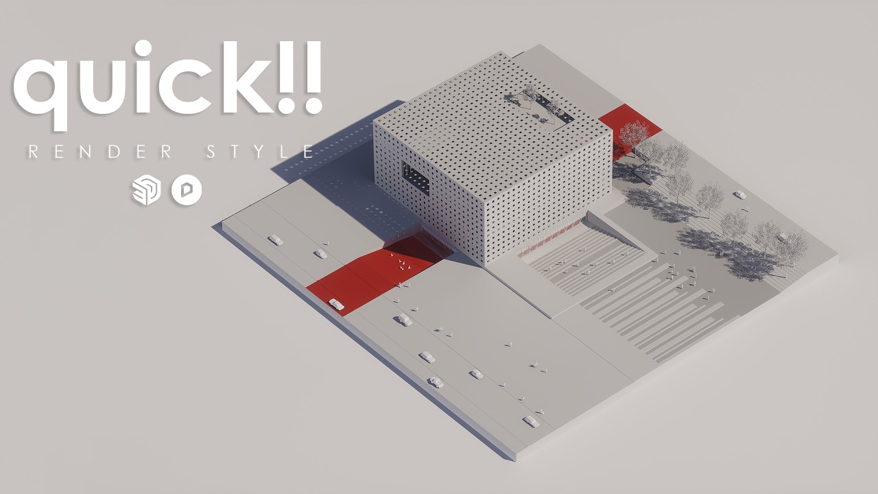 Quick Render Style | 5mins | #d5render - YouTube