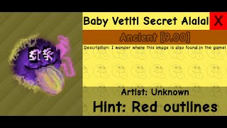 How to get Baby Vetiti Secret Alalal in Find the Alalals