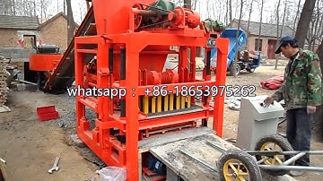 QTJ4 25 concrete block making machine price in uganda