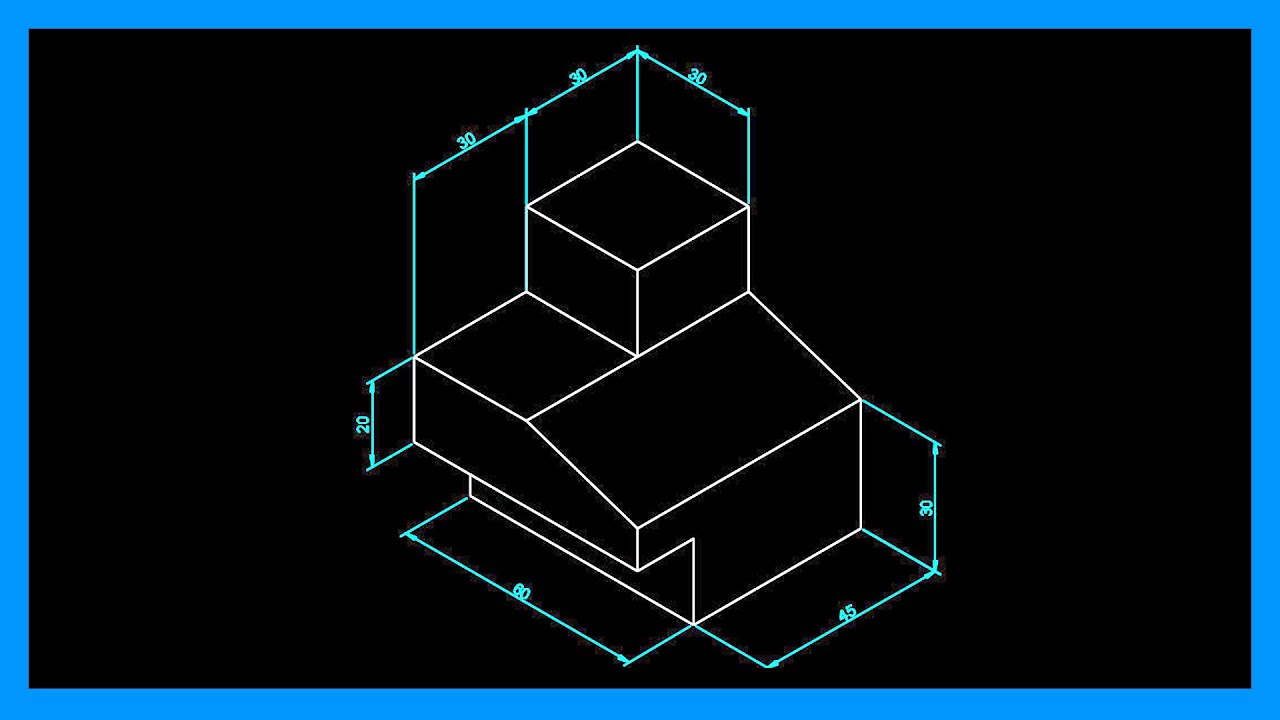 Autocad - Acotar en isométrico. Cotas en isométrico en Autocad. | Saber  Programas