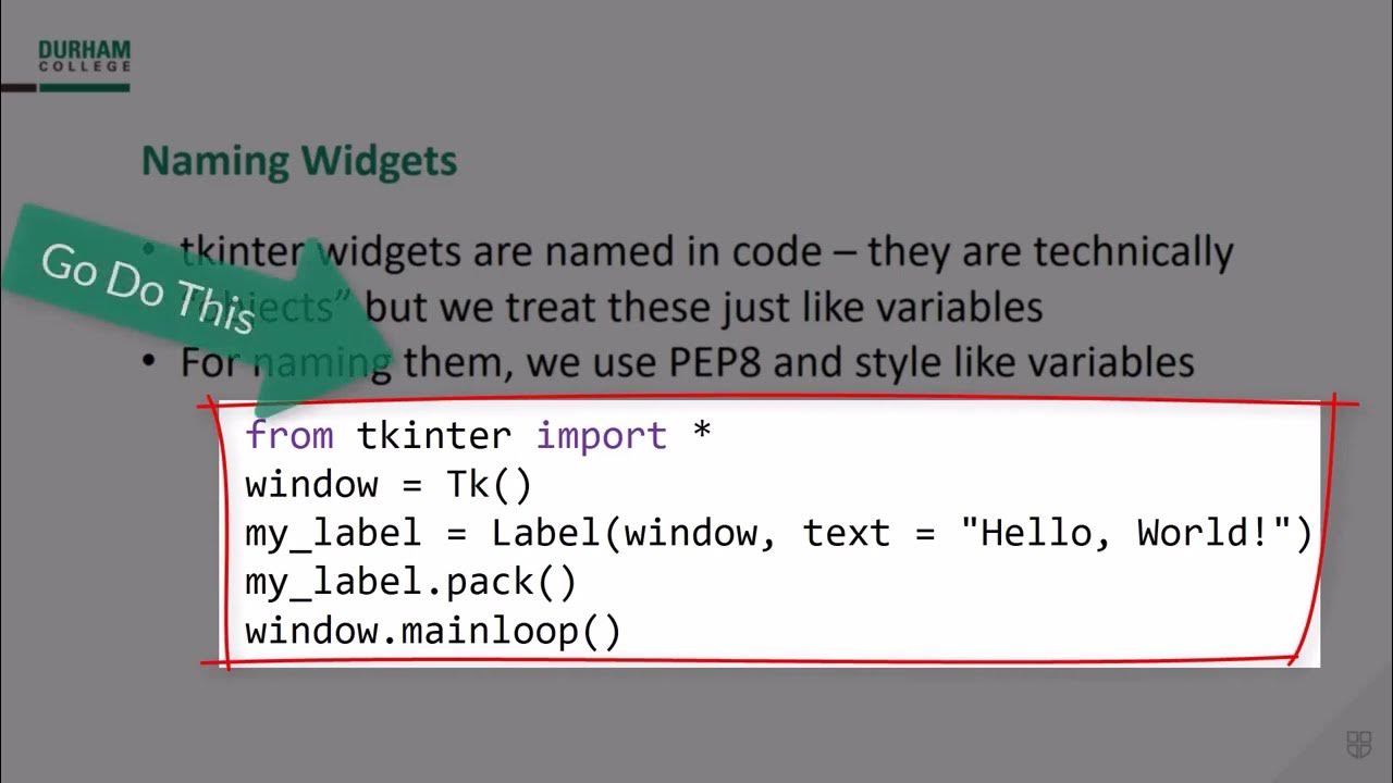 User Interfaces 2: Widget Properties in tkinter - YouTube