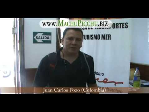 Juan Carlos Pozo, Colombiano de vacaciones con Machu Picchu Travel ...