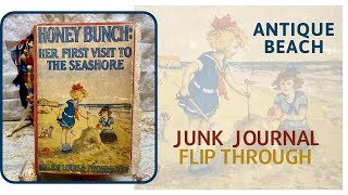 SOLD- Junk Journal Beach Theme Flip Through by Hyperstamper