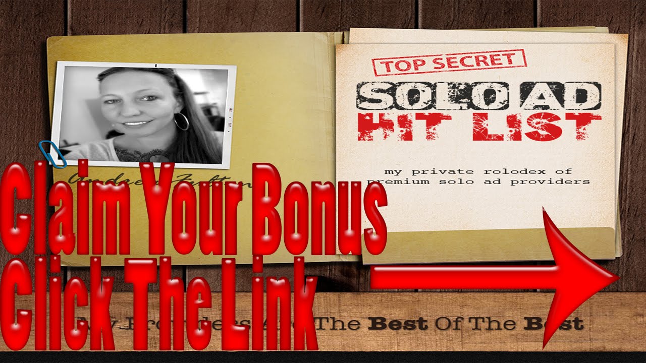 Solo Ad Hit List Review - Best Bonus - Andrea Fulton - Jeremy Kennedy  - Solo Ad Rolodex