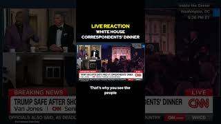 Van Jones reacts after shooting at White House Correspondents' Dinner, Trump evacuated