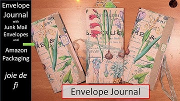 ENVELOPE JOURNAL With Pockets And Ephemera Step By Step TUTORIAL