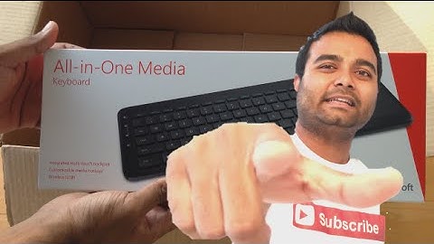 Microsoft Wireless All-In-One Keyboard UNBOXING