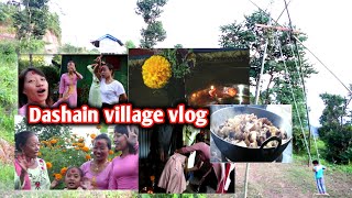 Dashain village vlog in siddhithumka ilam गाउमा यसरी दशै मनाउदै