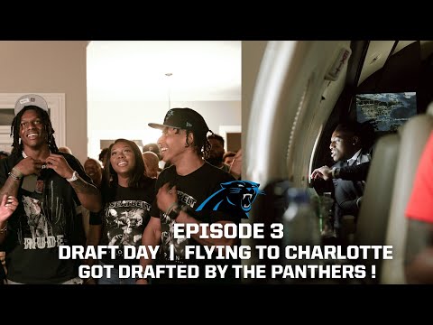 Jaycee Horn | Episode 3 | DRAFT DAY! + FLYING TO CHARLOTTE! PANTHER NATION LET'S GET TO WORK!