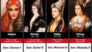 Timeline of Mothers of the Ottoman Sultans