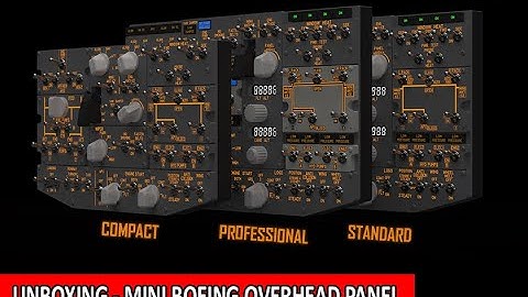 Mini Boeing Overhead panel - Unboxing