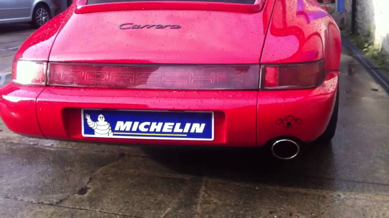 Porsche 964 Final Rear Silencer replace with Dansk G Pipe & Sports Tailpipe