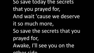 Seether - Save Today (Lyrics)