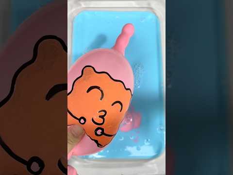 ASMR Slime Balloon Popping & Color Mixing | Blue & Pink to Purple 💖🩵