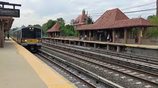 Long Island Railroad M7 to Penn Station Arriving at Track 3 in Forest Hills Train Station