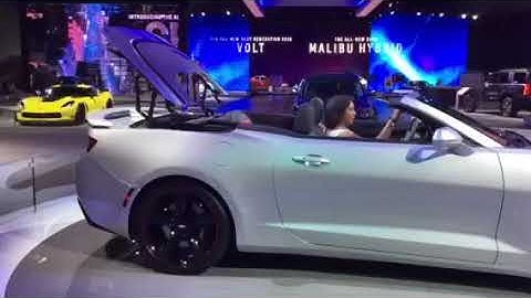 2016 Camaro Convertible top operation