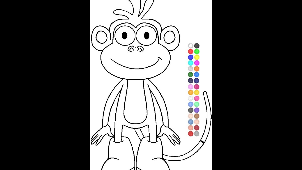 Dora The Explorer Coloring Games - Dora And Boots Coloring ...