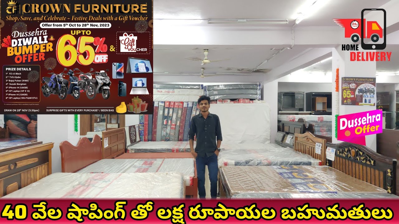 CROWN FURNITURE Best World Class Furniture Shops in Hyderabad