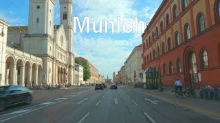 🇩🇪 Munich, Germany (DE), 2021, midday driving tour