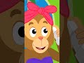 Five Little Monkeys #shorts #trending #explore #ytshorts #babysong #kidsmusic