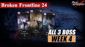 [Path to Nowhere] BFL Dark Zone S24 (EU) | Week 4 All 3 Bosses | Necresta Hella, Augustus