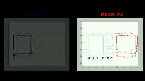 Multi-robot SLAM using M-Space feature representation
