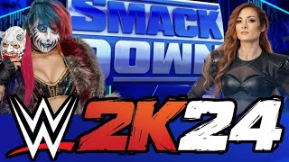 Asuka vs Becky Lynch (WWE 2K24)