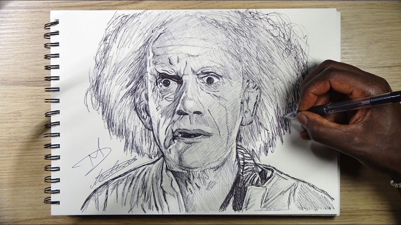 back to the future drawing