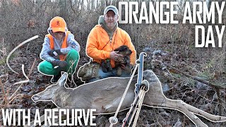RIFLE SEASON OPENER WITH A RECURVE! | Traditional Archery & Bowhunting | The Push Archery