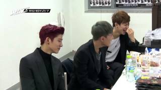 eng win team b in the waiting room after the final