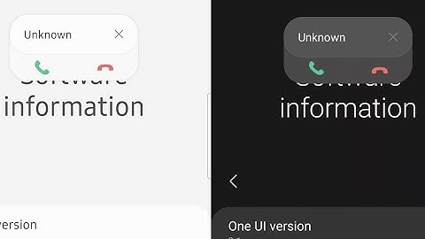 Samsung Galaxy Mini Pop-Up Normal vs Dark Mode Incoming Call