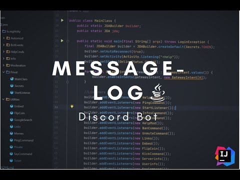 Discord Server Message log - JDA Discord Bot Coding (2021) #2