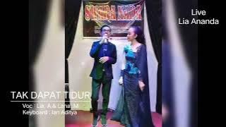 Lia. A & Lana. M - TAK DAPAT TIDUR || Cipta : Rhoma Irama || Live Di Studio GR Record Palangkaraya