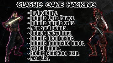 PS2 Onimusha 3: Demon Siege - Mod Menu