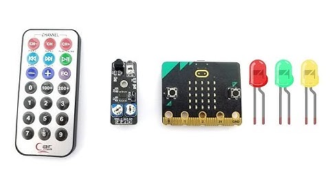 Allumer #leds  par la #télécommande  en utilisant le #capteur   KY-032 et  Micro:bit