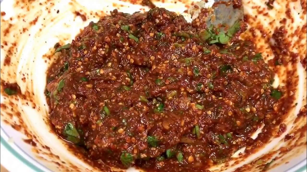 Homemade chili paste. YouTube