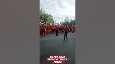 Ribuan Pasukan Merah (TBBR)Di Pontianak #dayak #borneo #pasukanmerah #panglimajilah #tbbr #viral