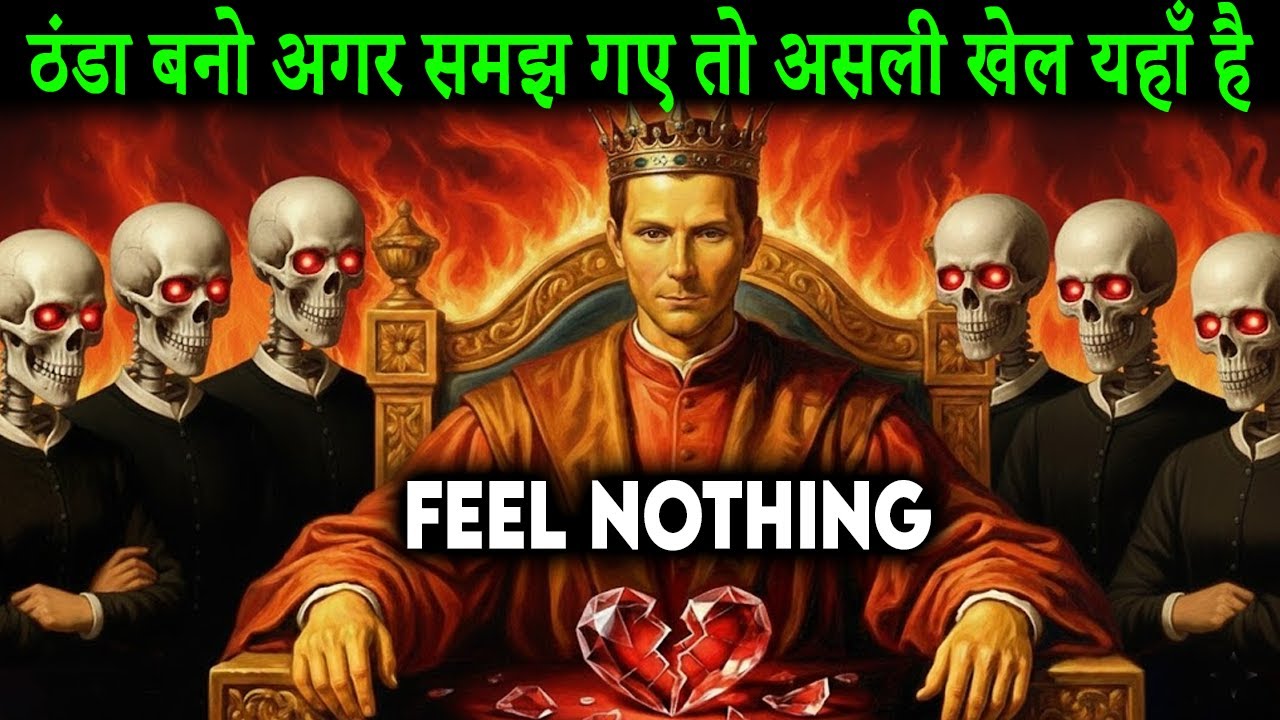 Dark Psychology  कुछ भी महसूस मत करो | यही तरीका है सब कुछ जीतने का-MachiavelliMindset