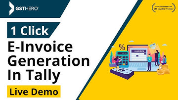 1 Click E-Invoice Generation In Tally | Tally TCP Integration and Generation Live Video