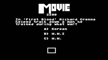 Trivia Time for the Atari 8-bit family