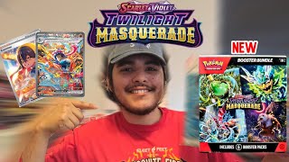 Opening Pokemon's NEW Set Twilight Masquerade Booster Bundles!