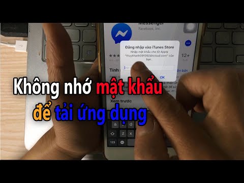 Lỗi không tải được ứng dụng trên Iphone do không nhớ mật khẩu