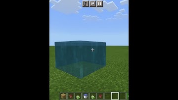 How to make a floating water block in minecraft !!!