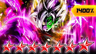 Dragon Ball Legends ZENKAI 7 1400 14 STAR LF FUSION ZAMASU THE MORTAL BREAKER IS BACK