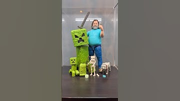 MORE MINECRAFT FIGURES 🔥🔥 #fyp #collection #minecraft #jackblack #iamsteve #aminecraftmovie #toys