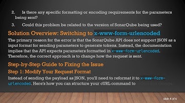 Resolving the name Parameter Missing Error When Generating GLOBAL_ANALYSIS_TOKEN via SonarQube API