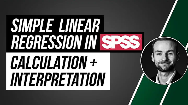 How to do a simple linear regression in SPSS and output interpretation - step by step