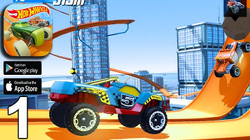 Hot Wheels: Race Off - Gameplay Walkthrough Part 1 HD - Levels 1,2,3,4 (iOS, Android)