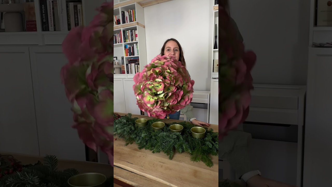 DIY Adventskranz 🕯️ 