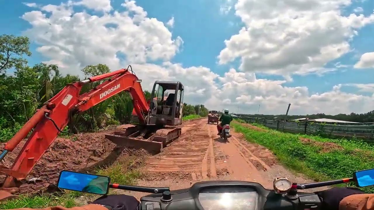 Lái Xe Từ Đường Dẫn Cầu Ba Lai 8 Ba Tri Đến Cống Đập Ba Lai #511